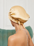 SilkSilky AU Pure Silk Sleep Cap Champagne 004