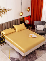 [Champagne] SilkSilky-AU 19Momme Bedding Set 001