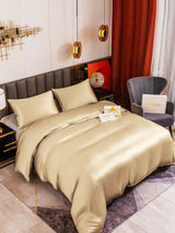 [Beige] SilkSilky-AU 19Momme Bedding Set 001