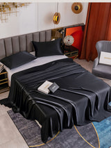 [Black] SilkSilky-AU 19Momme Bedding Set 001