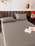 SilkSilky AU 19Momme Pure Silk Bedding Set Gray 003