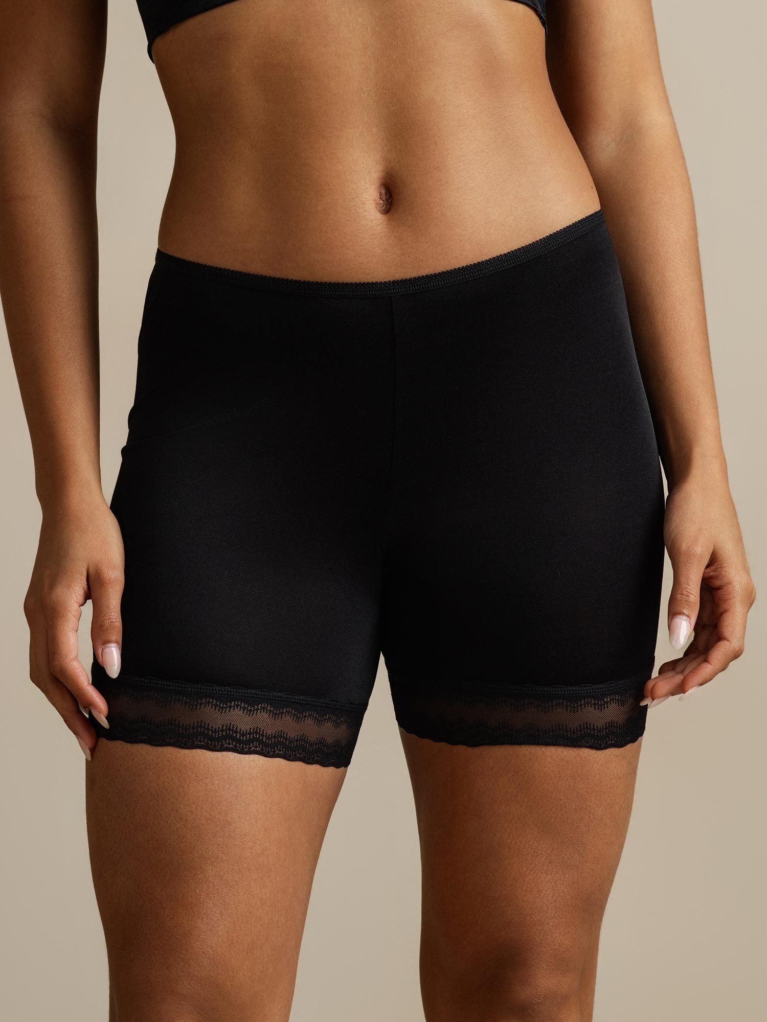 [Black] SilkSilky-AU Pure Silk Panty 007,