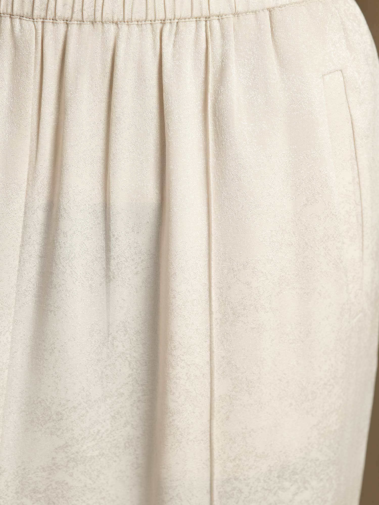 [Beige] SilkSilky-AU 22Momme Silk Womens Pants 006
