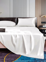 [White] SilkSilky-AU 22Momme Pure Silk Bedding Set 006,