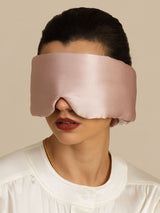 [PaleMauve+LightPink] SilkSilky-AU Sleep Mask 006