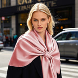 [Pale Mauve] SilkSilky-AU Scarf 002