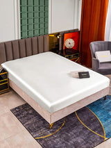 [White] SilkSilky-AU 25Momme Sheet 001