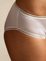 [Gray] SilkSilky-AU 100% Silk Jersey Panty 008
