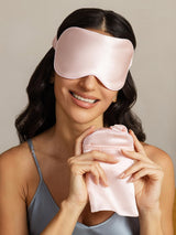 [Pink] SilkSilky-AU Sleep Mask 003