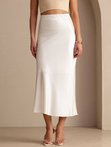 [Ivory] SilkSilky-AU Skirt 003