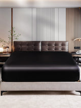 [Black] SilkSilky-AU 22Momme Sheet 001