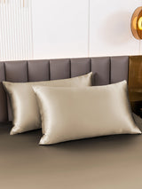 [Khaki] SilkSilky-AU 22Momme Pure Silk Pillowcase 001