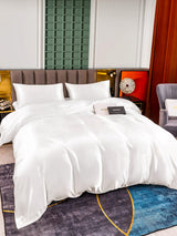[White] SilkSilky-AU 25Momme Bedding Set 005
