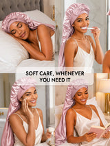 [Pink] SilkSilky-AU Sleep Cap 006