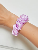 [Lavender] SilkSilky-AU Scrunchie 001