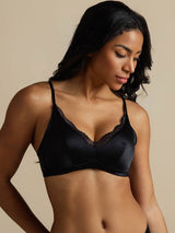 [Black] SilkSilky-AU Bra 003