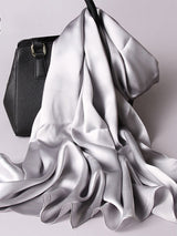 [Light Gray] SilkSilky-AU Scarf 002
