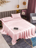 SilkSilky AU 19Momme Pure Silk Bedding Set Pink 001