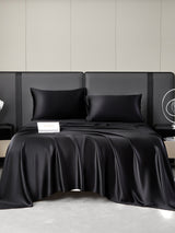 [Black] SilkSilky-AU 19Momme Bedding Set 007