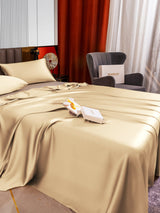 [Beige] SilkSilky-AU 22Momme Bedding Set 004