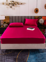[Wine] SilkSilky-AU 19Momme Bedding Set 008