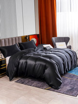[Black] SilkSilky-AU 22Momme Bedding Set 004