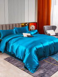 SilkSilky AU 22Momme Pure Silk Bedding Set Teal 004