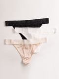 SilkSilky AU Silk Knitted Panty Black 007