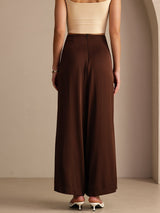 [Coffee] SilkSilky-AU Womens Pants 002