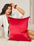 SilkSilky AU 19Momme Pure Silk Pillowcase Set Wine 001