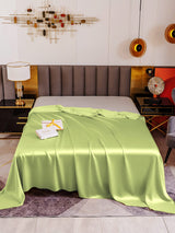 [Mint Green] SilkSilky-AU 19Momme Sheet 002