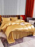 SilkSilky AU 22Momme Pure Silk Bedding Set Champagne 004