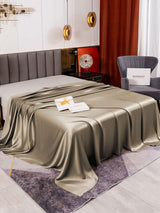 [Khaki] SilkSilky-AU 19Momme Sheet 001