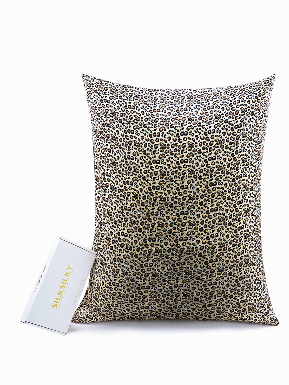 [Leopard] SilkSilky-AU 19Momme Pure Silk Pillowcase 005