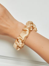 [Champagne] SilkSilky-AU Scrunchie 001