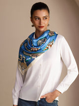 [Blue Fish] SilkSilky-AU Scarf 005