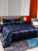 [Dark Blue] SilkSilky-AU 22Momme Bedding Set 004