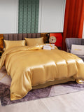 SilkSilky AU 25Momme Pure Silk Bedding Set Champagne 005