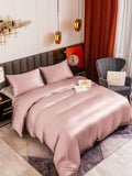 SilkSilky AU 19Momme Pure Silk Bedding Set PaleMauve 004