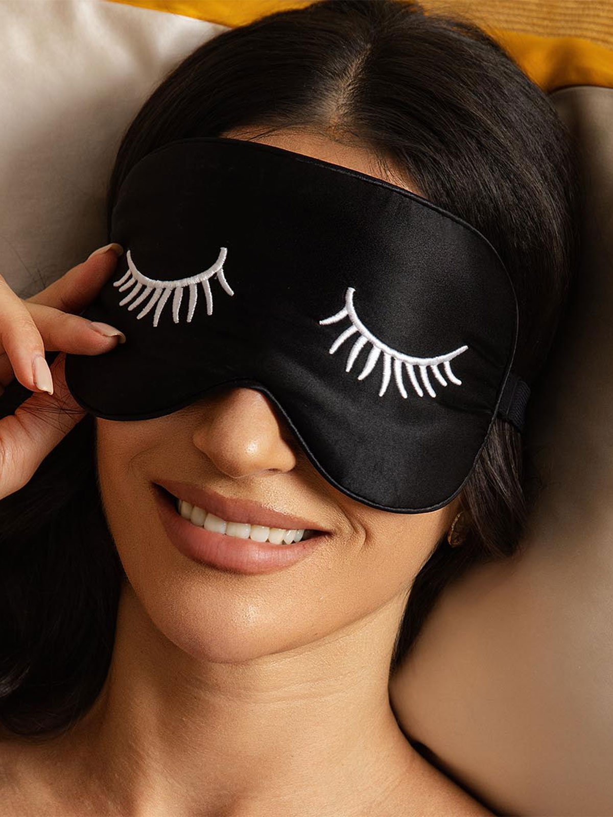 [WhiteEyelashes] SilkSilky-AU Pure Silk Eye Mask 001