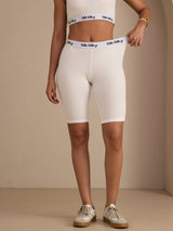 [White] SilkSilky-AU Womens Shorts 004