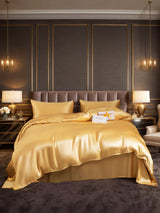 [Champagne] SilkSilky-AU 19Momme Bedding Set 001