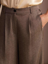 [Coffee] SilkSilky-AU Womens Pants 004