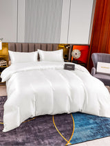 [White] SilkSilky-AU 22Momme Bedding Set 003
