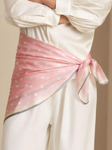 [Pink] SilkSilky-AU Scarf 004