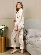 [Light Pink] SilkSilky-AU Pure Silk Womens Pajamas 002