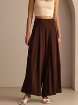 [Coffee] SilkSilky-AU Womens Pants 001