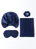 SilkSilky AU 19Momme Pure Silk Pillowcase Set DarkBlue 001