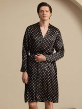 [Black Chain] SilkSilky-AU Long Sleeve Mens Robe 002