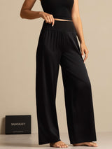 [Black] SilkSilky-AU Women's Pants 007